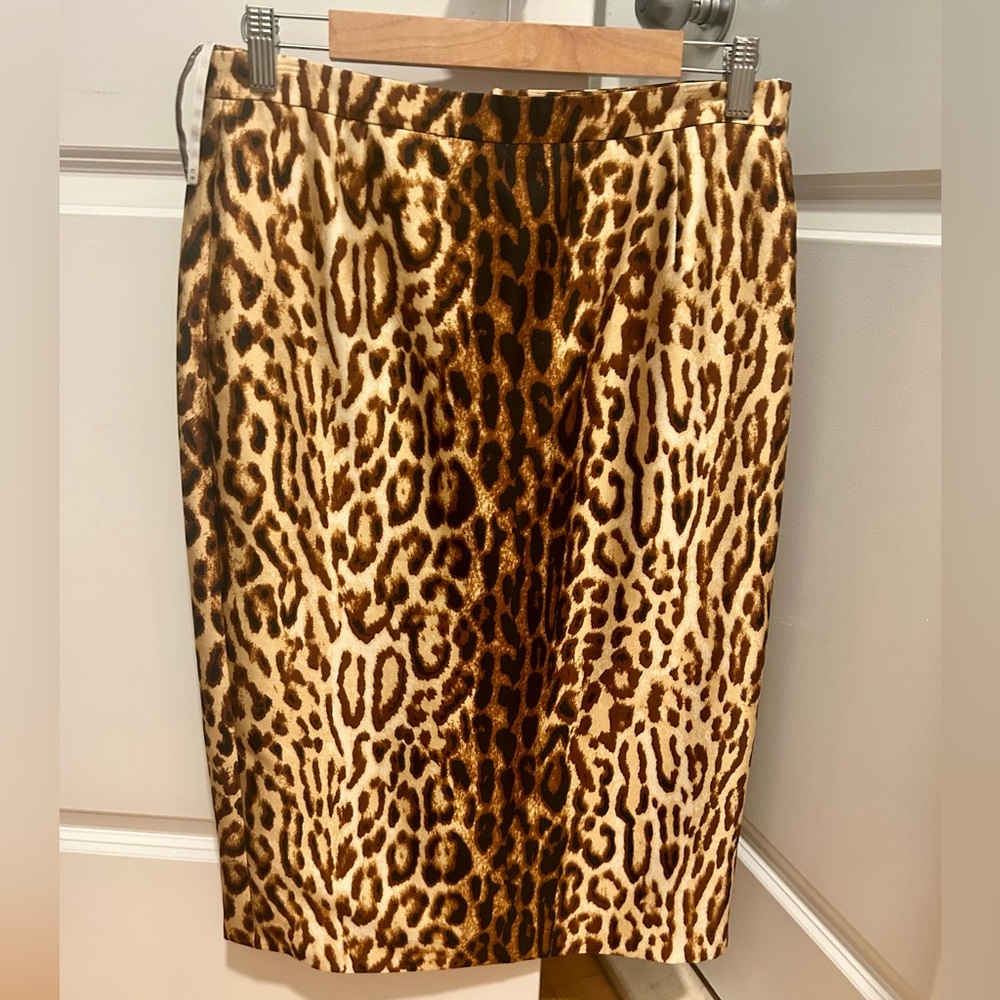 Vintage Celine Silk mid-length skirt SZ 42